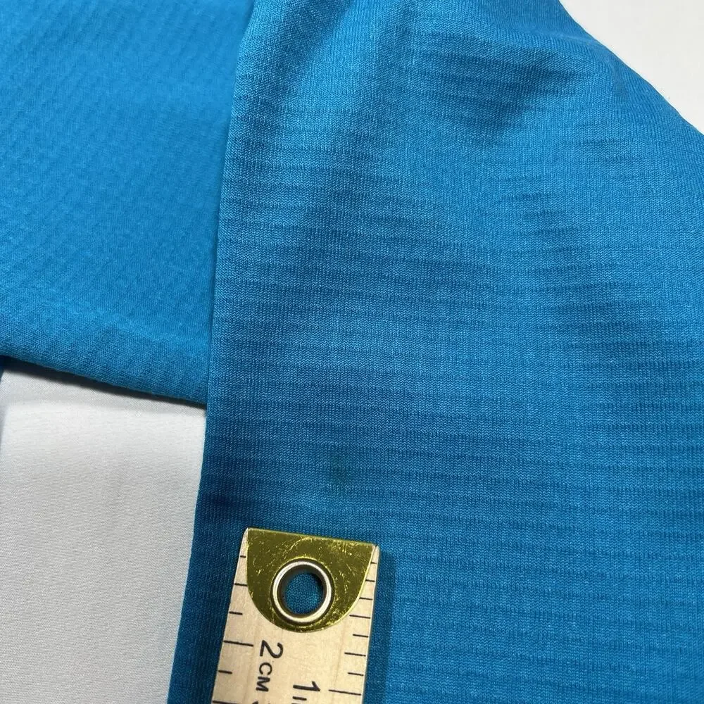 Mens The North Face Borod Fleece Full Zip Jacket Coat Blue L